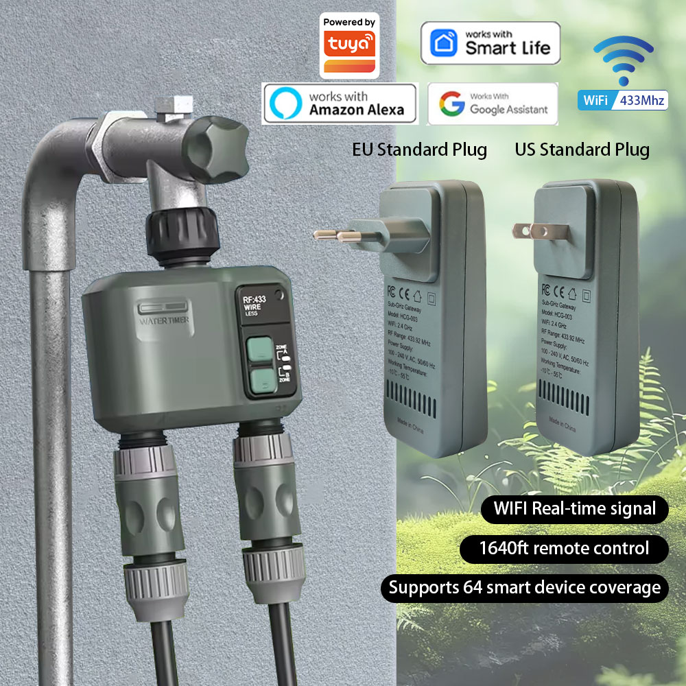 Smart Garden Nursery - Tuya Wifi+RF433 2 Çıkışlı Akıllı Bahçe
