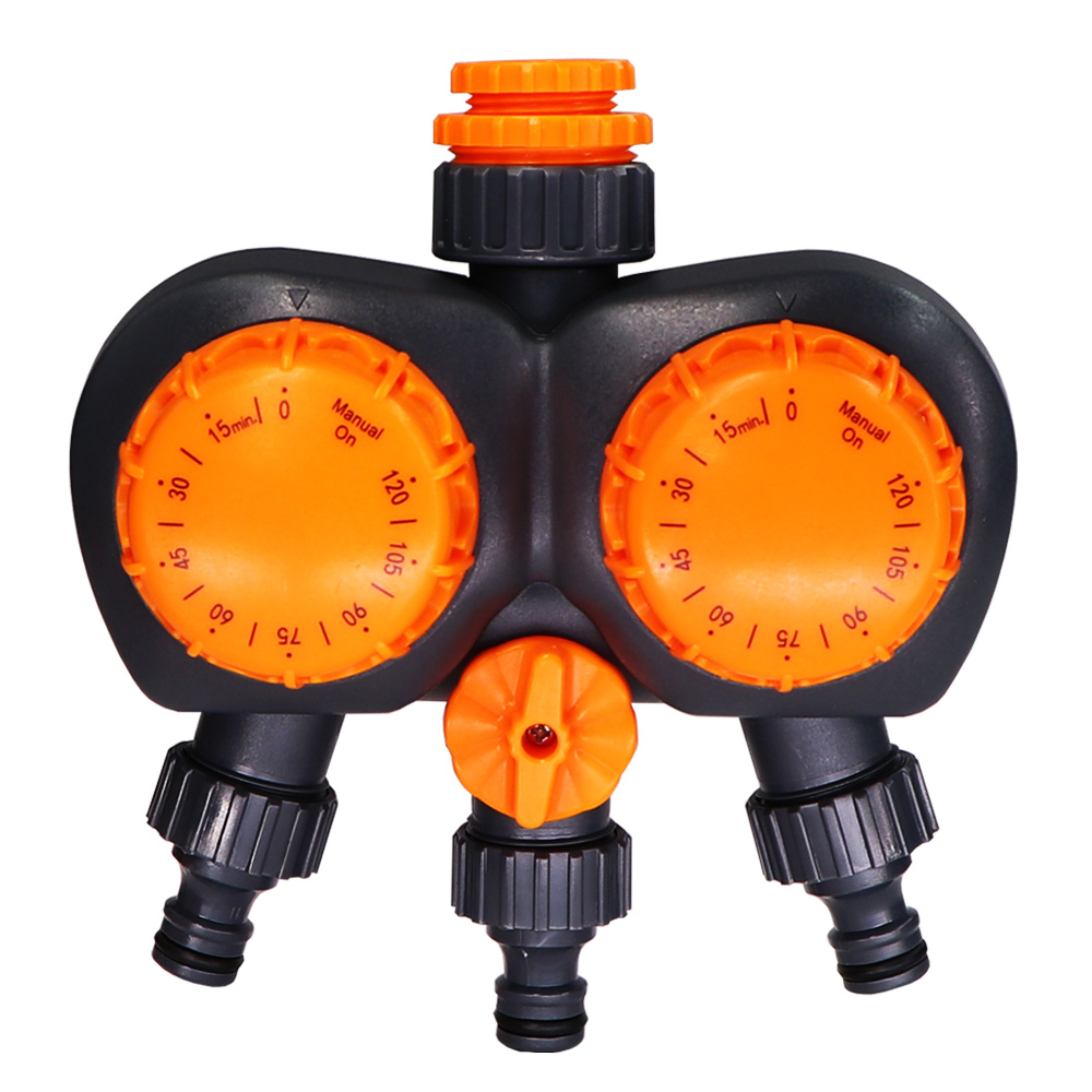 Smart Garden Hose - Bahçe Mekanik 3 Yollu Zamanlayıcı Çift
