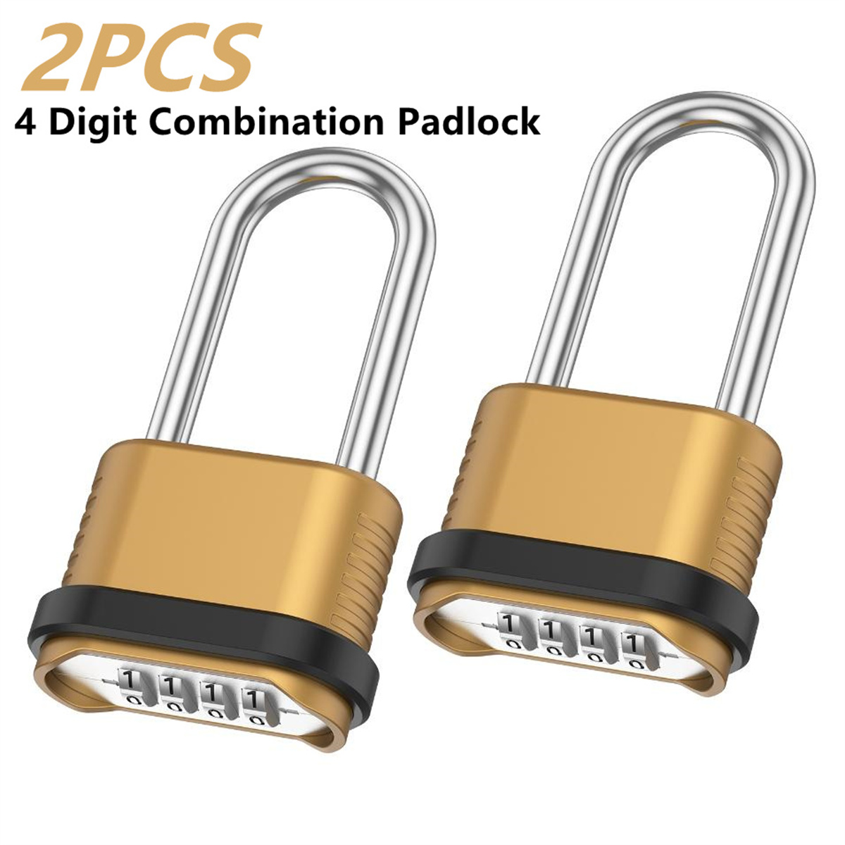 Smart Garden Gate Lock - Kombinasyonlu asma kilit 4 haneli uzun