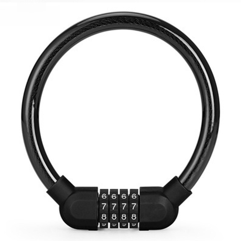 Smart Garden Gate Lock - Bisiklet Taşınabilir Dört haneli Şifre Halka