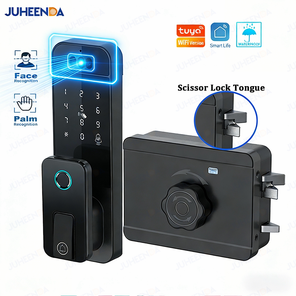 Smart Garden Gate Lock - Tuya WiFi Akıllı Kapı Kilidi Yüz