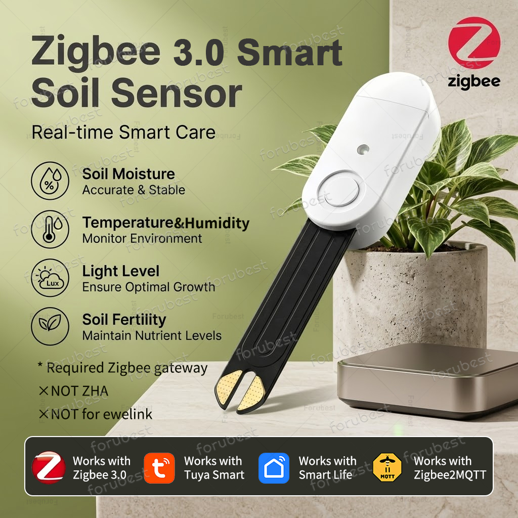 Smart Urban Garden - Akıllı ZigBee Toprak Nem Sensörü Sıcaklık