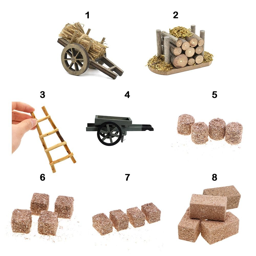 Smart Garden Mini - Yüksek Kalite 1:12 Ölçekli Dollhouse Odun