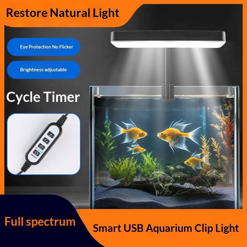 Plant Grow Light Full Spectrum - Tam Spektrumlu LED Akvaryum Lambası 360
