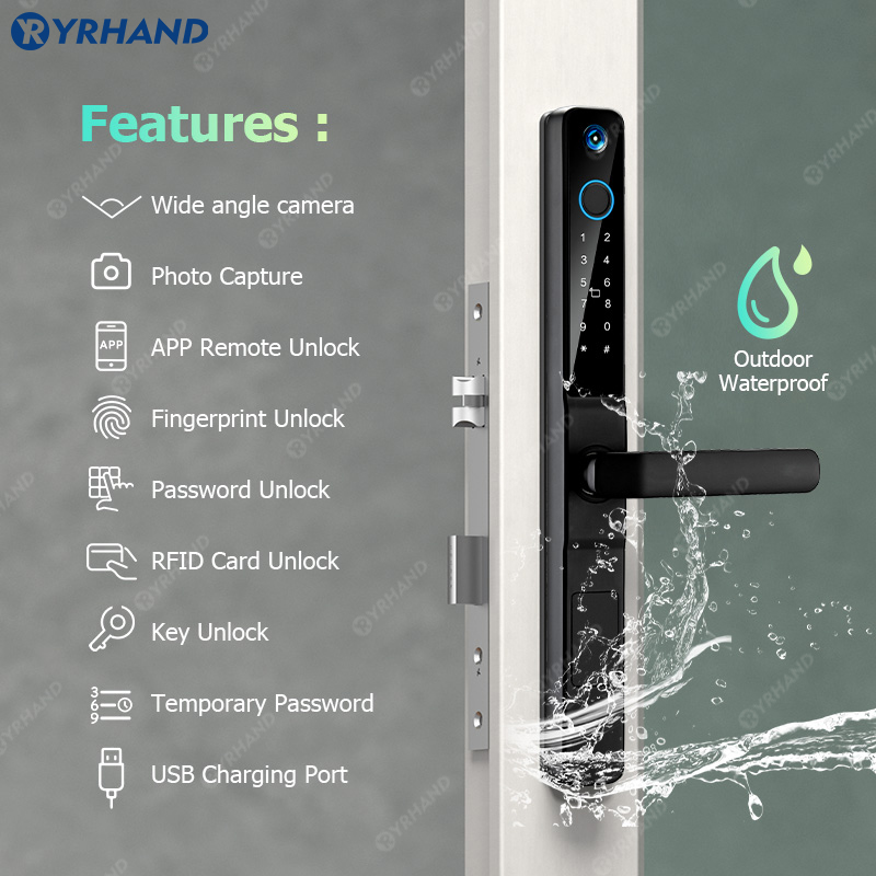 IP66 hand IP66 anahtarsız kedi - Smart Garden Gate Lock incelemesi ve fiyatı