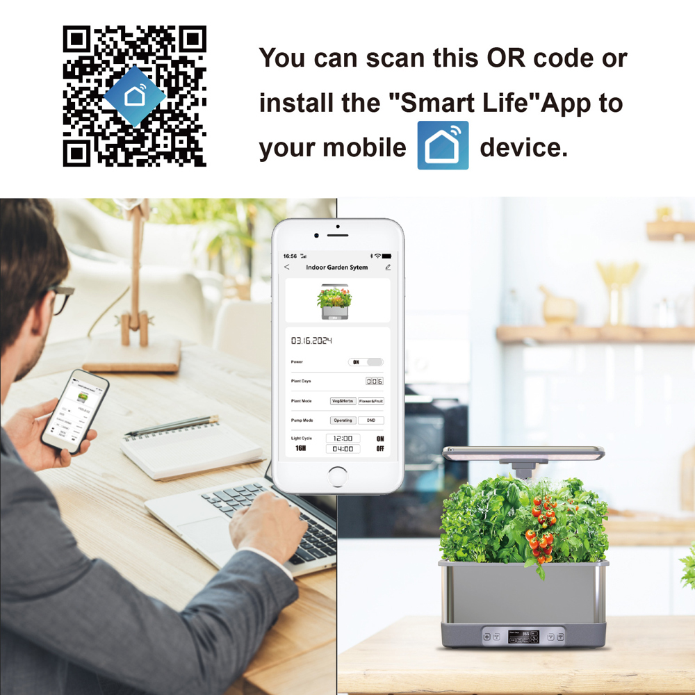 Tuya WiFi Kapalı Bahçe Hidropo - Smart Garden Nursery incelemesi ve fiyatı