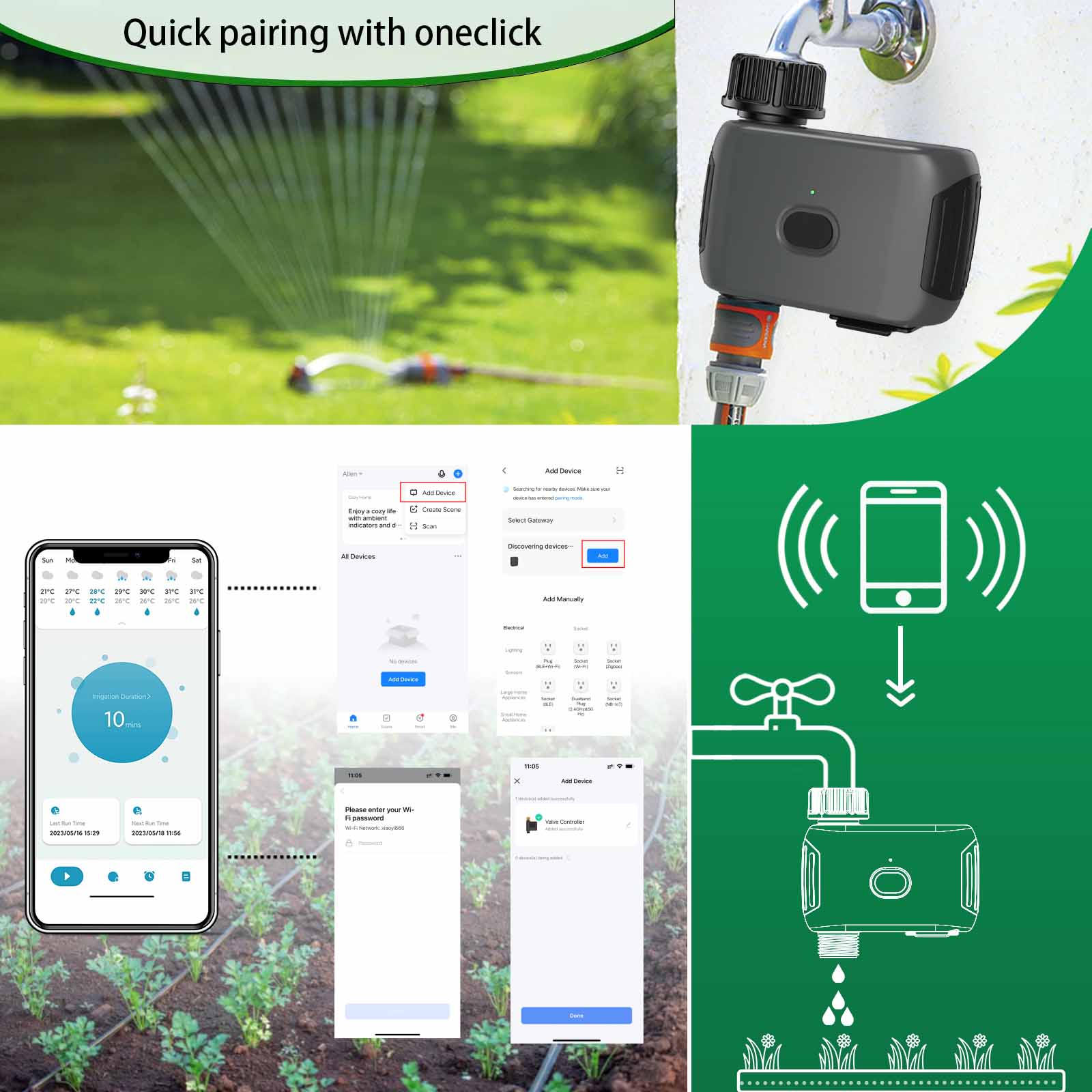 INSOMA otomatik bitki sulama a - Smart Garden Hose incelemesi ve fiyatı