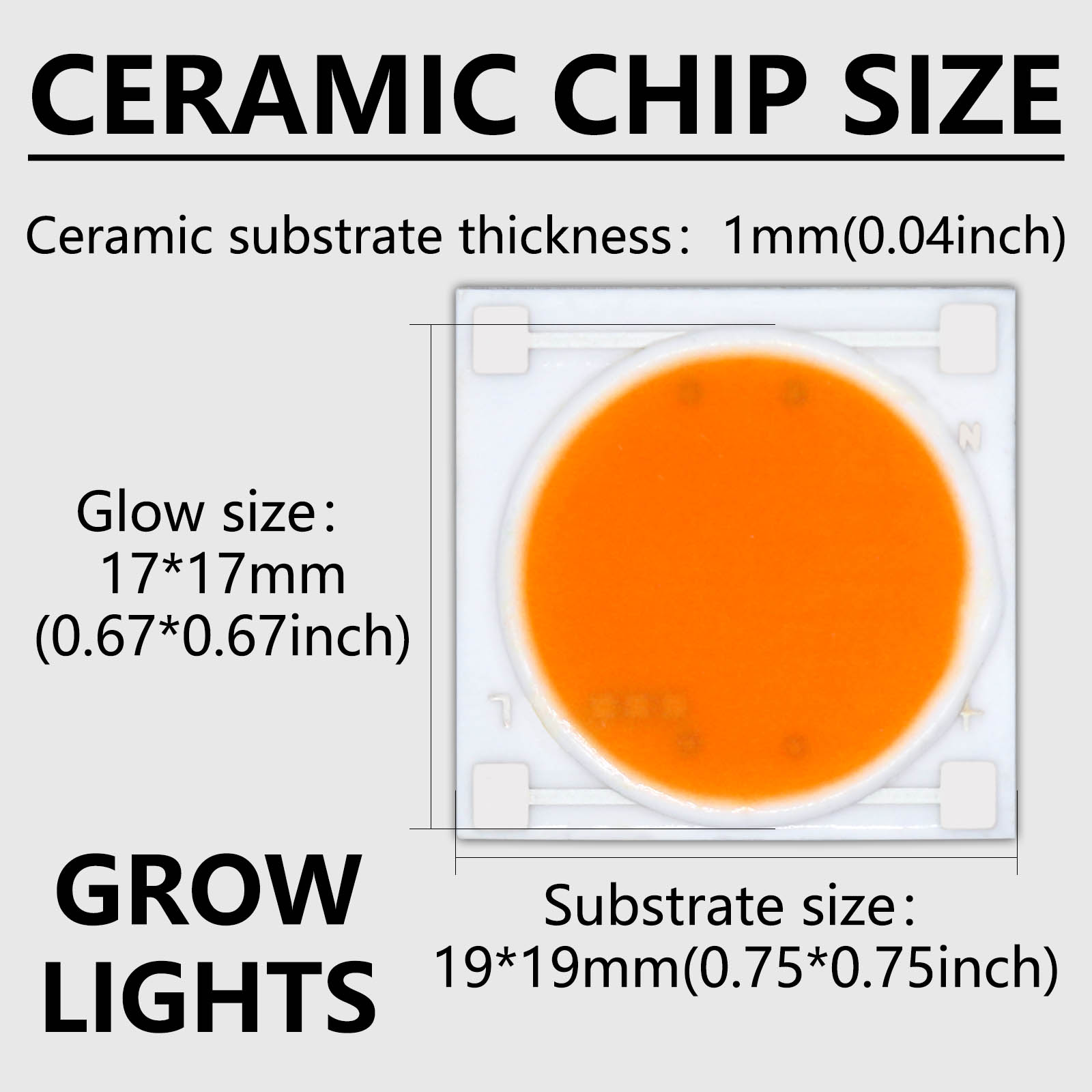 5 adet Seramik Taban LED COB C - Plant Grow Light Full Spectrum incelemesi ve fiyatı