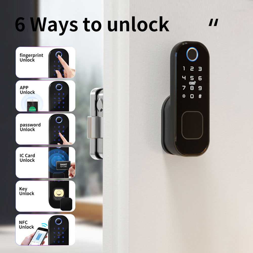 Tuya parmak izi kapı kilidi su - Smart Garden Gate Lock incelemesi ve fiyatı