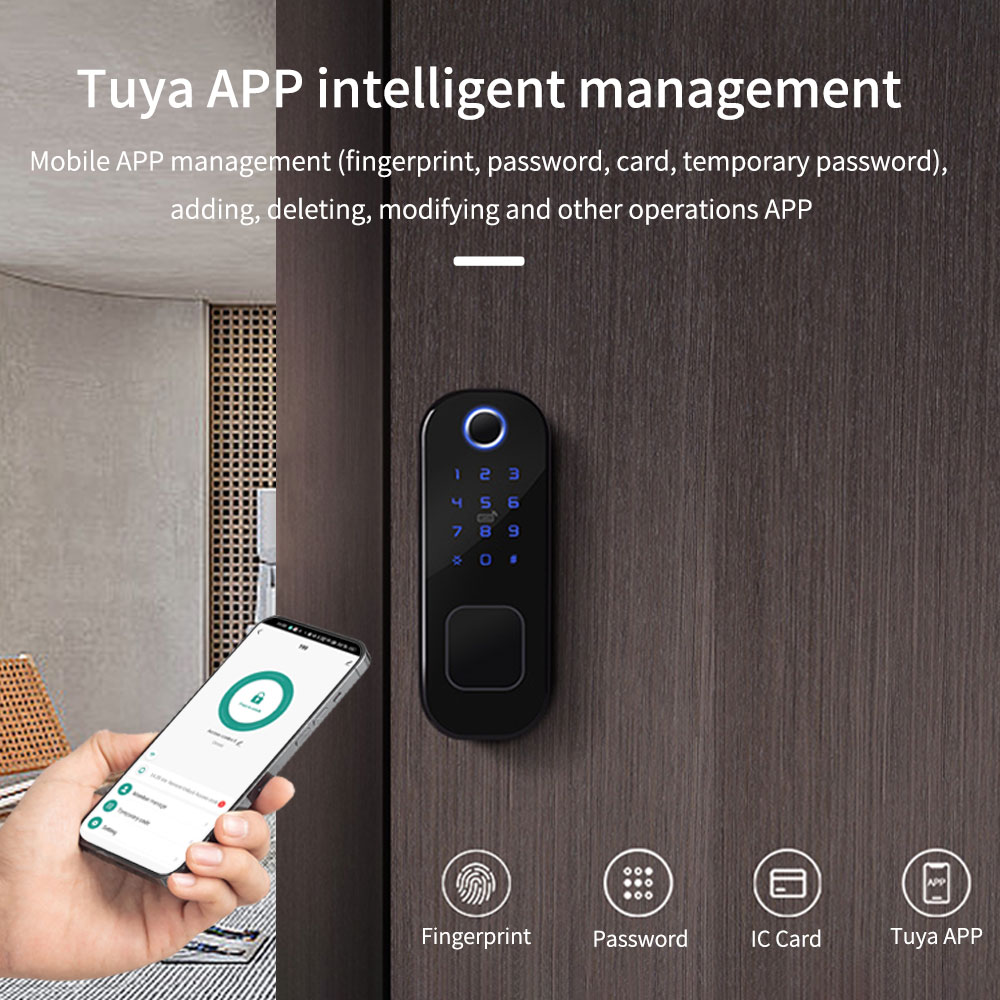 Tuya parmak izi kapı kilidi su - Smart Garden Gate Lock incelemesi ve fiyatı