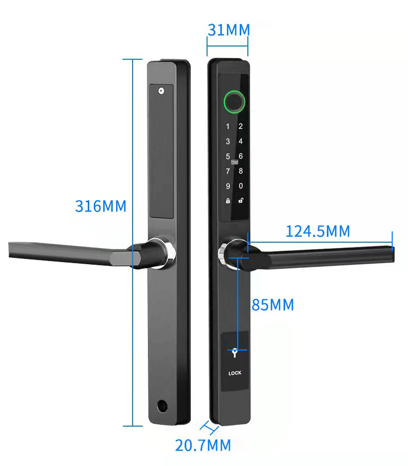 ZHDCOOKEY Biyometrik Dijital K - Smart Garden Gate Lock incelemesi ve fiyatı