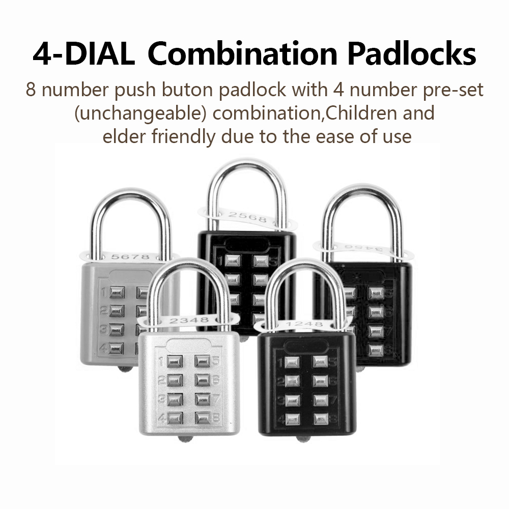 8 haneli kombinasyon açık düğm - Smart Garden Gate Lock incelemesi ve fiyatı