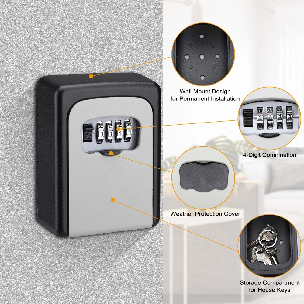 Şifreli kilit saklama kutusu M - Smart Garden Gate Lock incelemesi ve fiyatı
