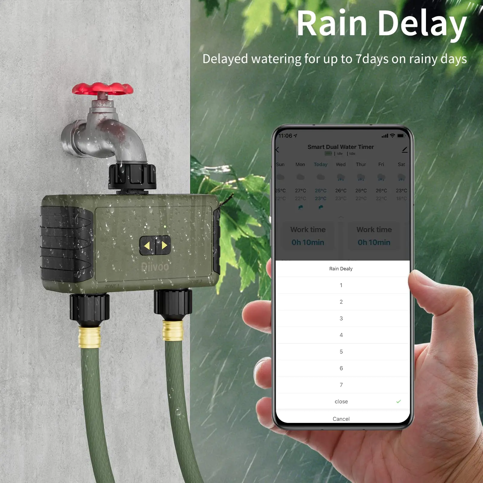 Diivoo Bluetooth Akıllı Su Zam - Smart Garden Nursery incelemesi ve fiyatı