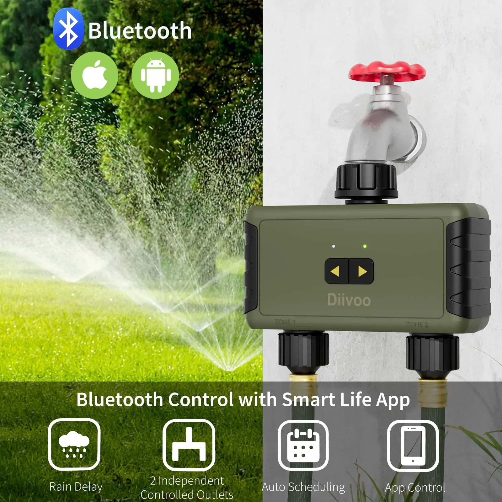 Diivoo Bluetooth Akıllı Su Zam - Smart Garden Nursery incelemesi ve fiyatı