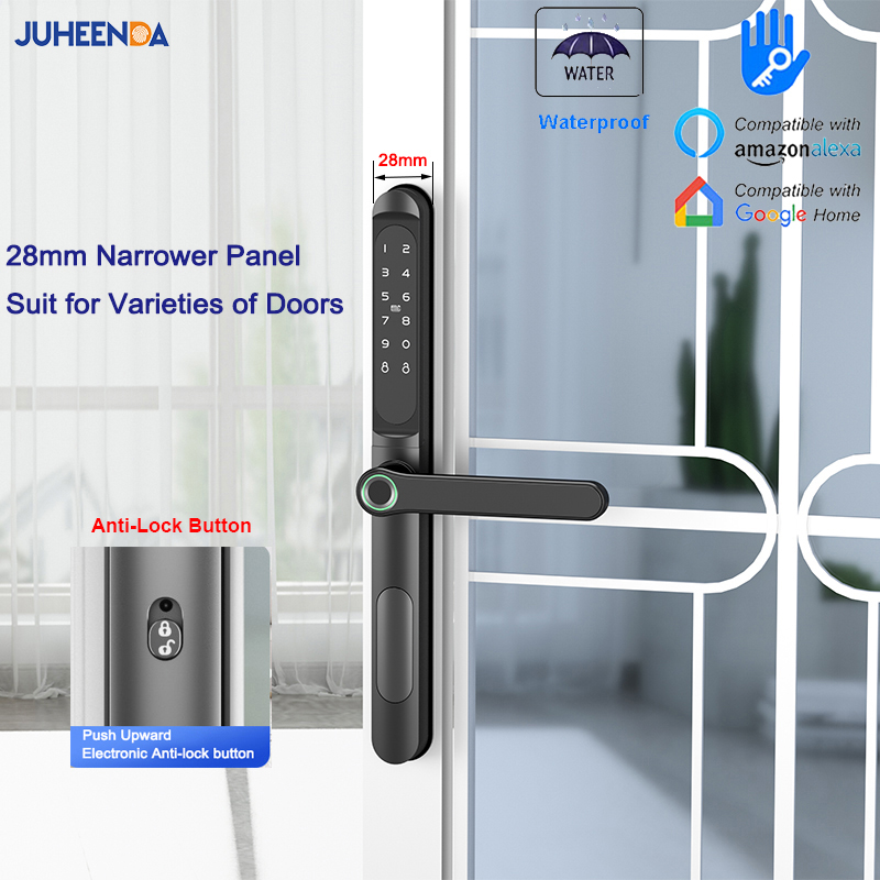 TTLock App akıllı alüminyum ka - Smart Garden Gate Lock incelemesi ve fiyatı