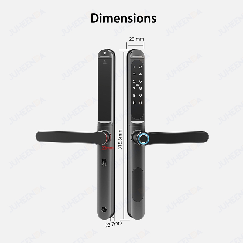 TTLock App akıllı alüminyum ka - Smart Garden Gate Lock incelemesi ve fiyatı